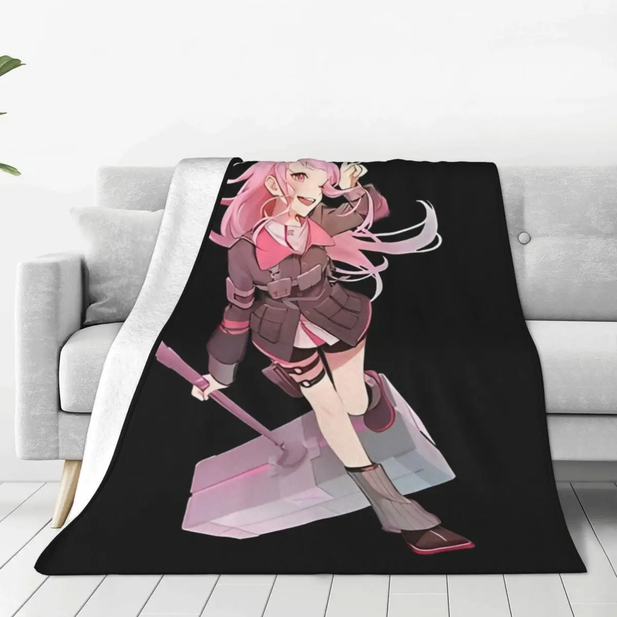 Super Soft Blanket Travel Office Project Sekai Emu Otori Bedding Throws Flannel Bedspread For Couch Chair Funny Sofa Bed Cover