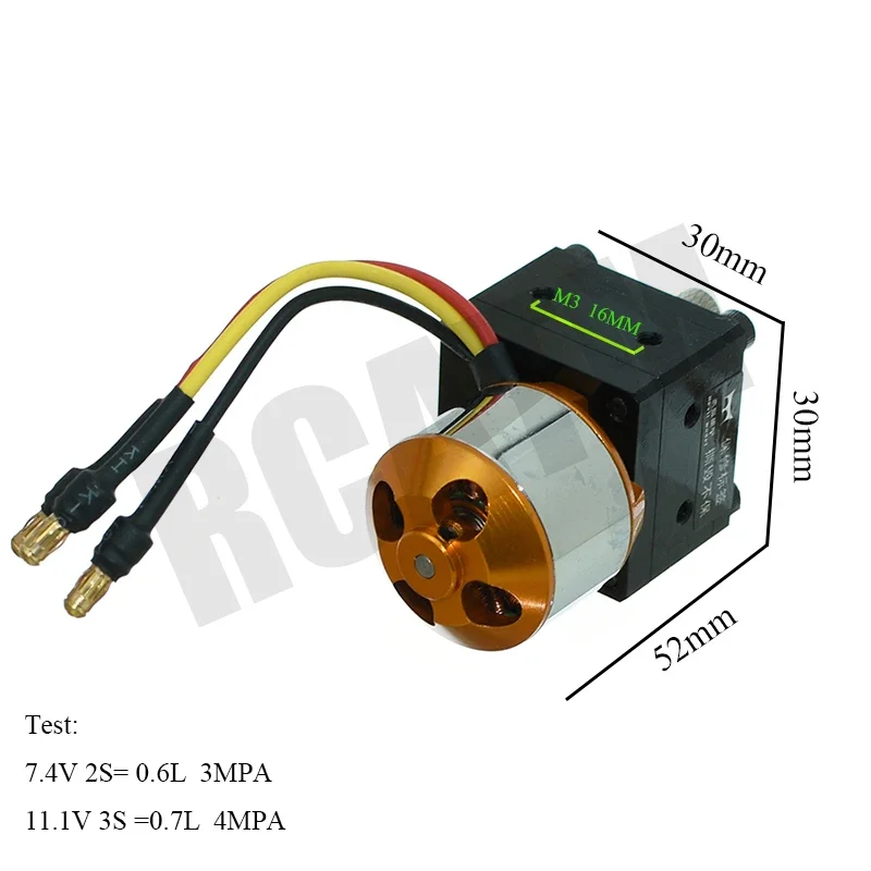 Bezszczotkowa hydrauliczna pompa oleju 30A ESC do 1/14 Tamiya RC Truck Trailer Wywrotka Scania Benz Volvo MAN LESU JDM Excavator DIY Parts