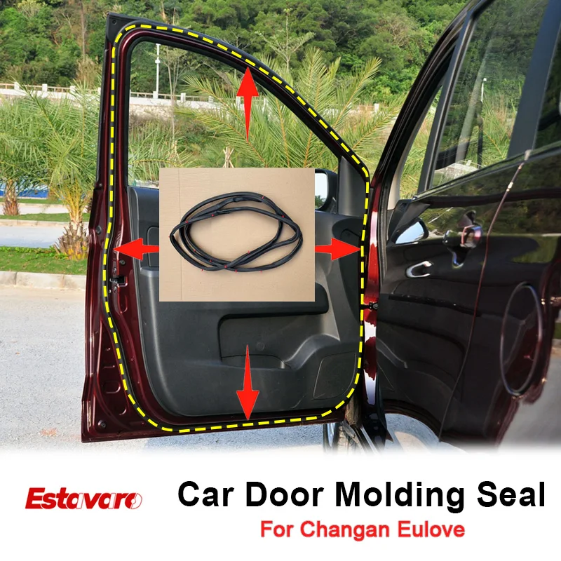 Waterproof Sealing Strip For Changan Eulove Dedicated Car Door Strip Dustproof Waterproof Adhesive Sealing Strip Car Accessories