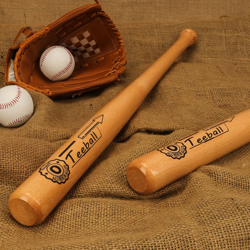 

Solid Wood Baseball Bat Professional Hardwood Baseball Stick Softball Outdoor Sports Fitness Equipment Self-Defense Gear