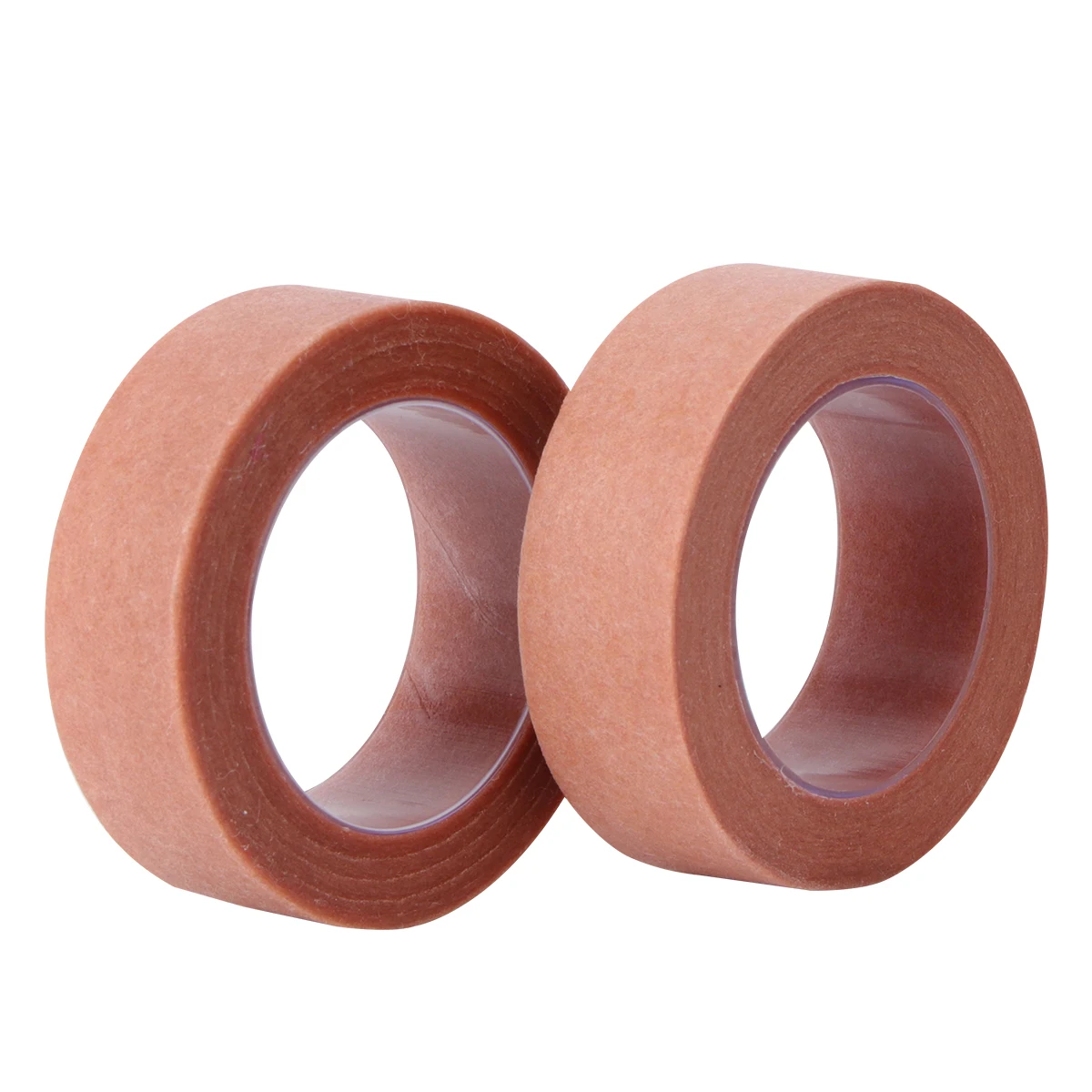 

2Pcs Fiber Tape Roll for Eyelash Isolation Brown Medical Grade Adhesive Strip Easy Remove No Residue Grafting Tool Beauty Salon