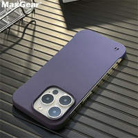 Ultra-thin Frameless PC Hard Case For iPhone 16 15 14 13 12 MINI 11 Pro Max XR XS X 8 7 Plus SE Luxury Slim Cooling Candy Cover