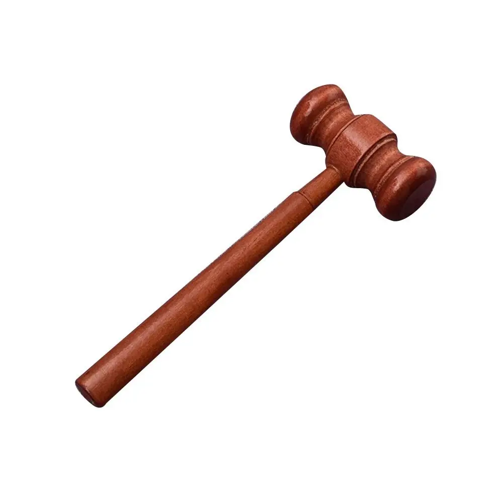 Handcrafted Delicate Wooden Judge Hammers Sound Hand Tools Sound Block Wood Gavel Hammer Durable For Lawyer Judge Auction Hammer