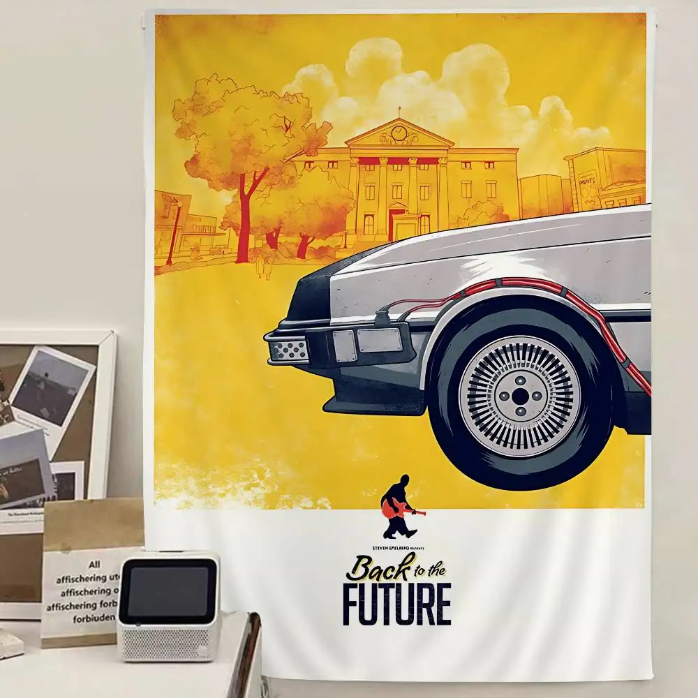 Movie Back to the F-Future Chart Tapestry Art Science Fiction Room Home Decor Cheap Hippie Wall Hanging
