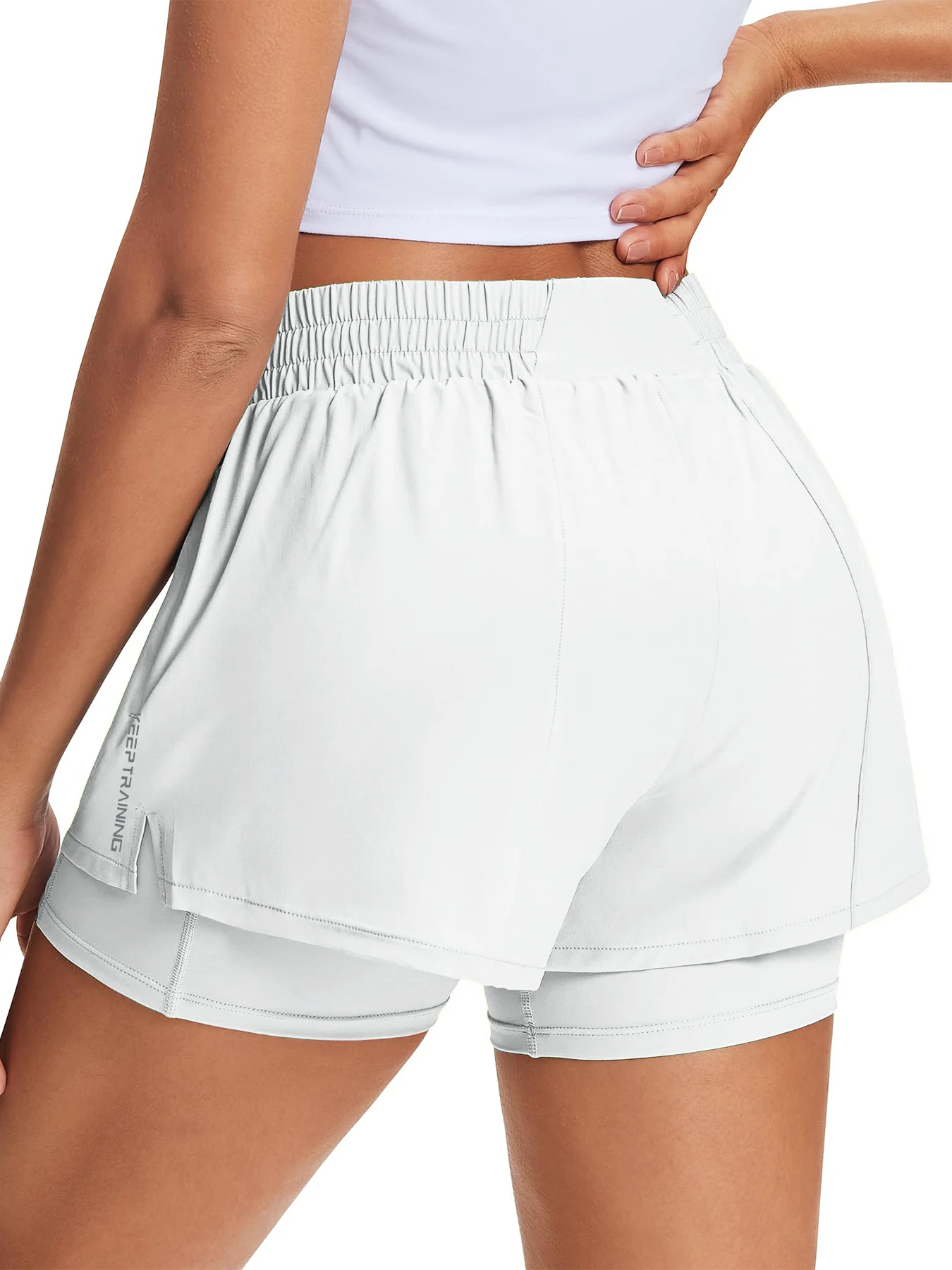 Women's Casual Sports Shorts Spring and Summer Anti-Exposure Yoga Shorts Breathable Loose Outdoor Running Women's Fitness Pants