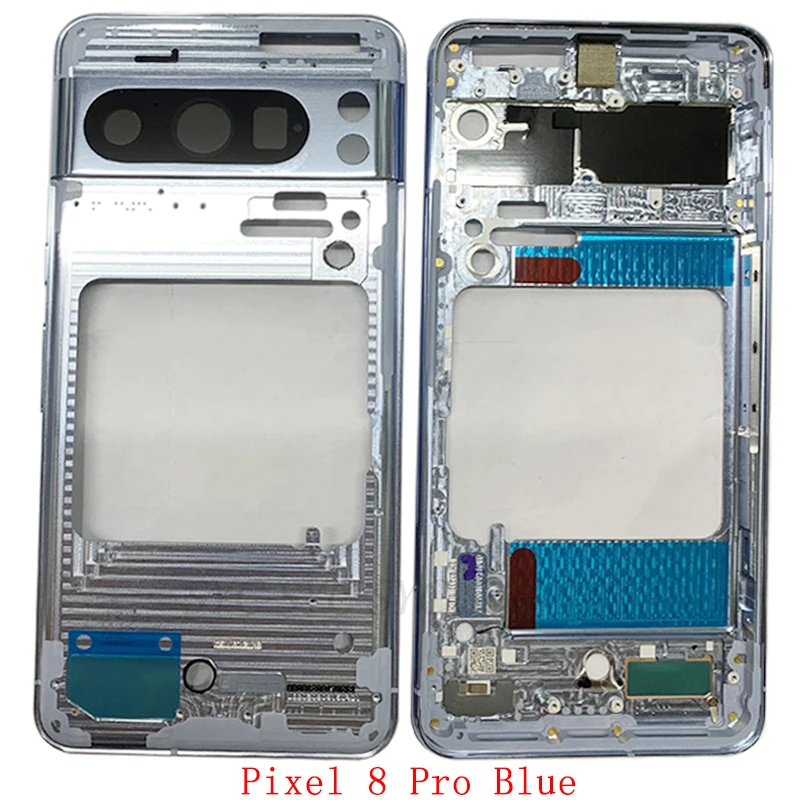 Plaque de lunette LCD pour Google Pixel 8 Pro, cadre central du boîtier, pièces de rechange