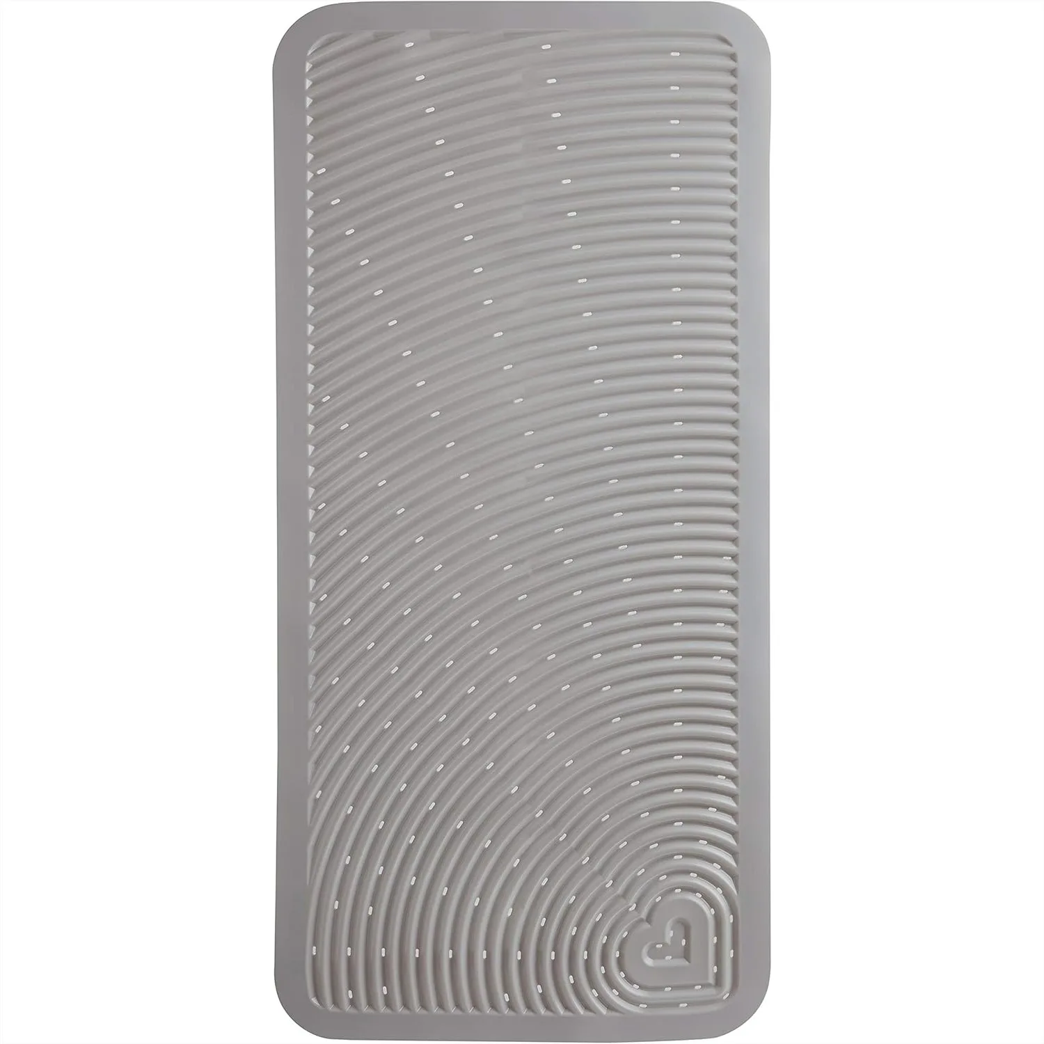 

Baby Bath Mat, Cushioned Bathtub Mat for Toddlers and Kids, 36x17 Grey Non-Slip Suction Cups