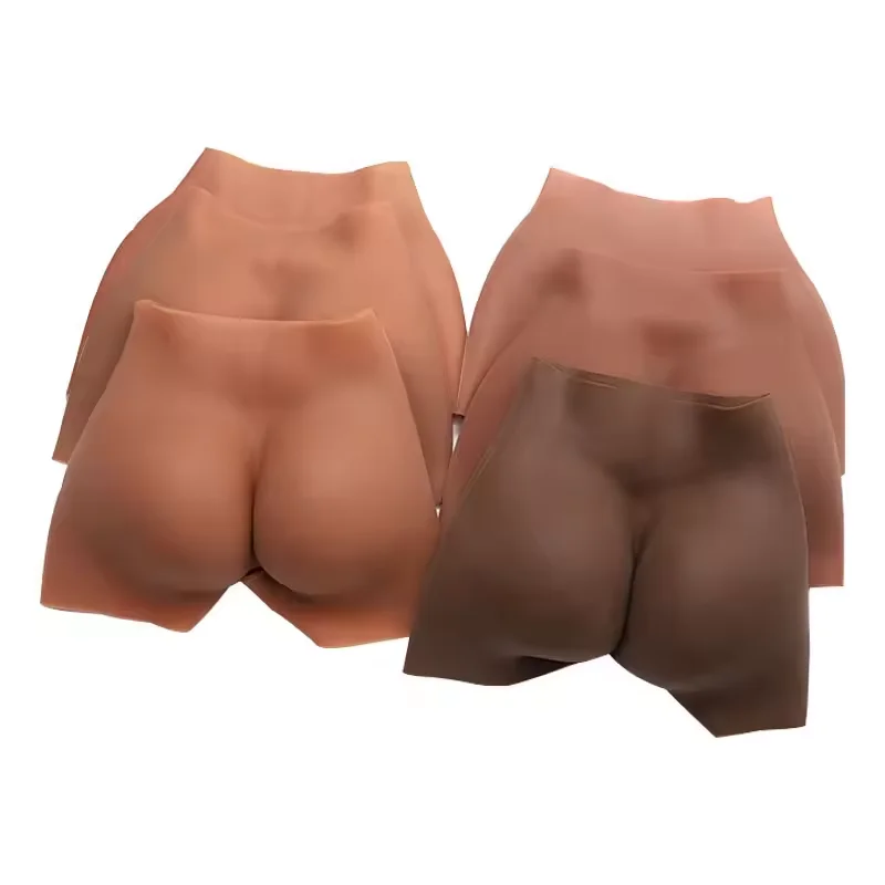 Silicone Padded Panty Fake Bums High Waist Enhancer Shaper Fake Buttocks Pant Women Silicone Butt and Hips Pads