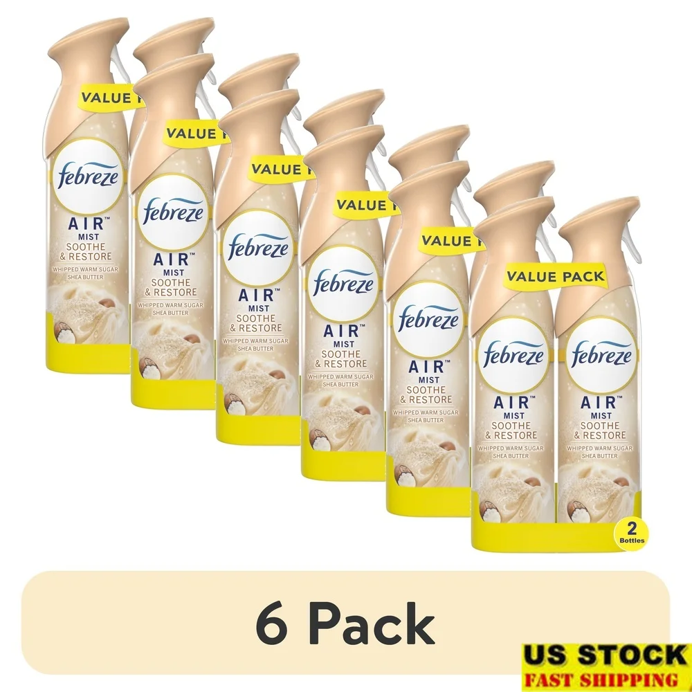 

6 упаковок, спрей для устранения запаха, успокаивает восстанавливает свежее льняное небо, аромат 8,8 унций, 2 шт., спрей для комнаты