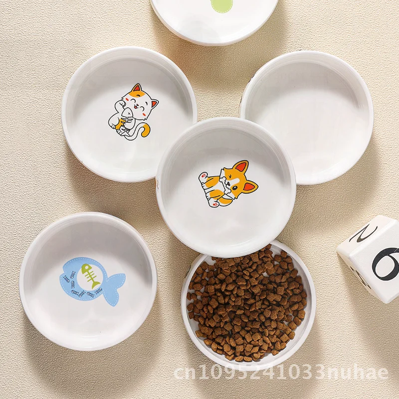 

Ceramic Dog Food Basin Pet Supplies Wholesale And Retail Spot Supply Cat Bowl Types A-E Available