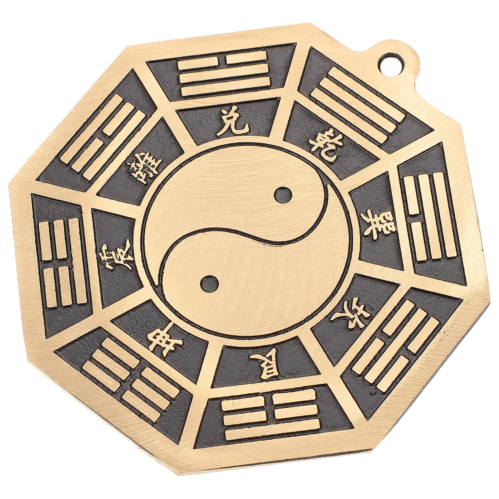 

1Pcs Brass Gossip Mirror Decorative Feng Shui Pendant Symbol of Prosperity Good Luck Home Decor Brass Gossip Mirror