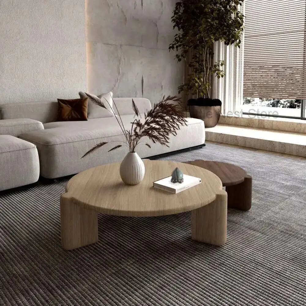 

Sectional Center Coffee Tables Wood Simple Center Luxury Living Room Side Table Hotel Cheap Entryway Mesa Auxiliar Furniture