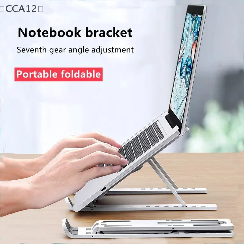 

8 Gear Foldable Laptop Stand Holder Portable Notebook Support Base Adjustable Riser Cooling Bracket Laptop Cooler Accessories