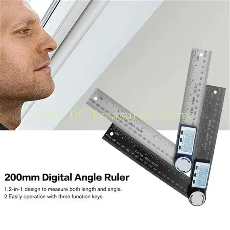 Electronic Digital Angle Measuring Instrument Digital Display Angle Ruler Goniometer Protractor Vernier Calipe Woodworking Tools