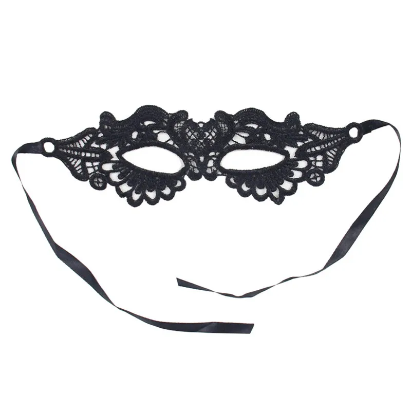 Sexy Frauen Schwarz Spitze Floral Augenmaske Maskerade Prom Gesichtsmaske Prinzessin Königin Party Make-Up Cosplay Nachtclub Spitze Maske Requisiten – Detail 34