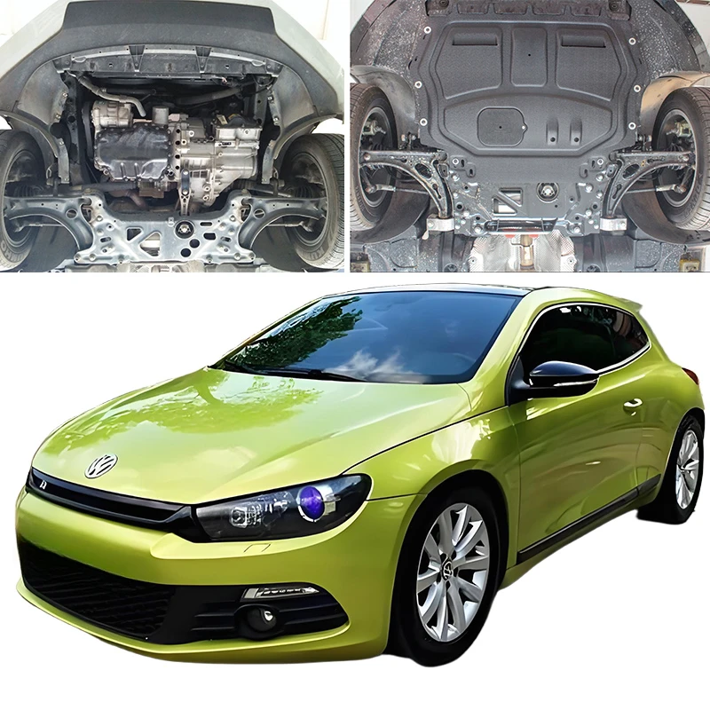 Panneau de plaque de garde-boue sous le moteur, panneau de garde-boue, bouclier anti-éclaboussures, noir, accessoires de voiture, Volkswagen Contrasting Rocco 2010-2016