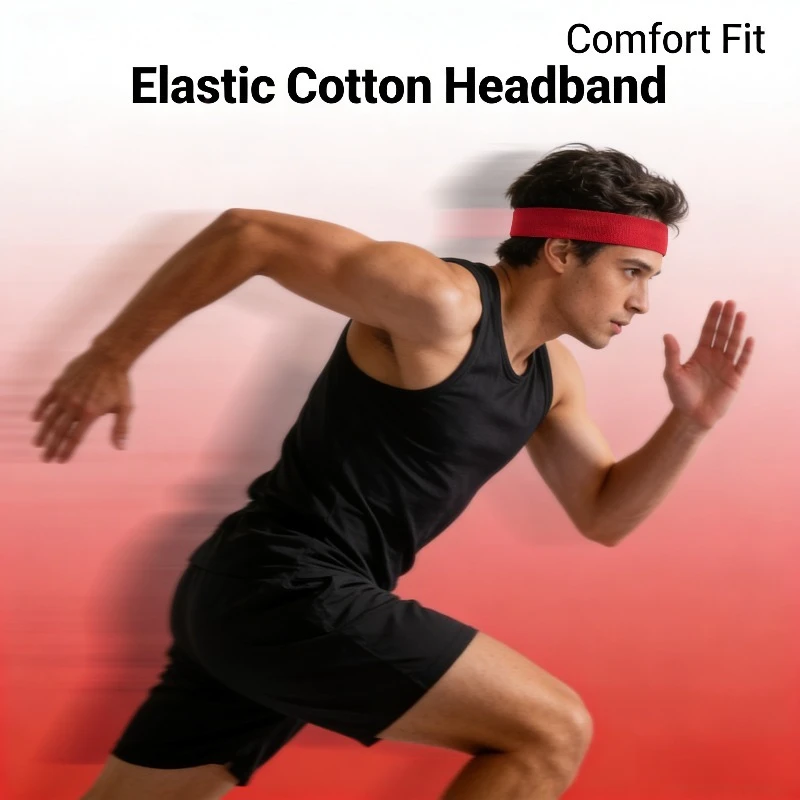 

Sports Headband for Women and Men Sweat-Absorbing and Non-Slip Running Gear Fitness and Yoga Hairband