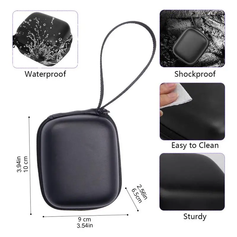 Soporte de transporte para mascotas electrónicas virtuales, estuche de transporte de viaje a prueba de polvo y agua, organizador de almacenamiento a prueba de golpes, bolsa