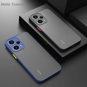 Casing Pelindung Matte Mewah untuk Xiaomi Note 12 Turbo 13 11 10 Pro Plus 5G Penutup Ponsel Bumper Tahan Guncangan untuk Redmi 12 12C 10 10C 4G 12 casing ponsel xiaomi penjualan terbaik - №