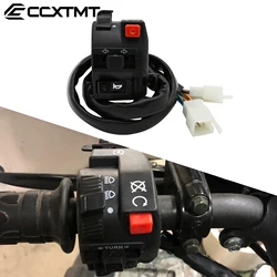 Motorcycle ATV Far Near Light Switch Light Button Turn Signal Horn Switch For Motocross Scooter KTM Honda Yamaha Kawasaki Suzuki