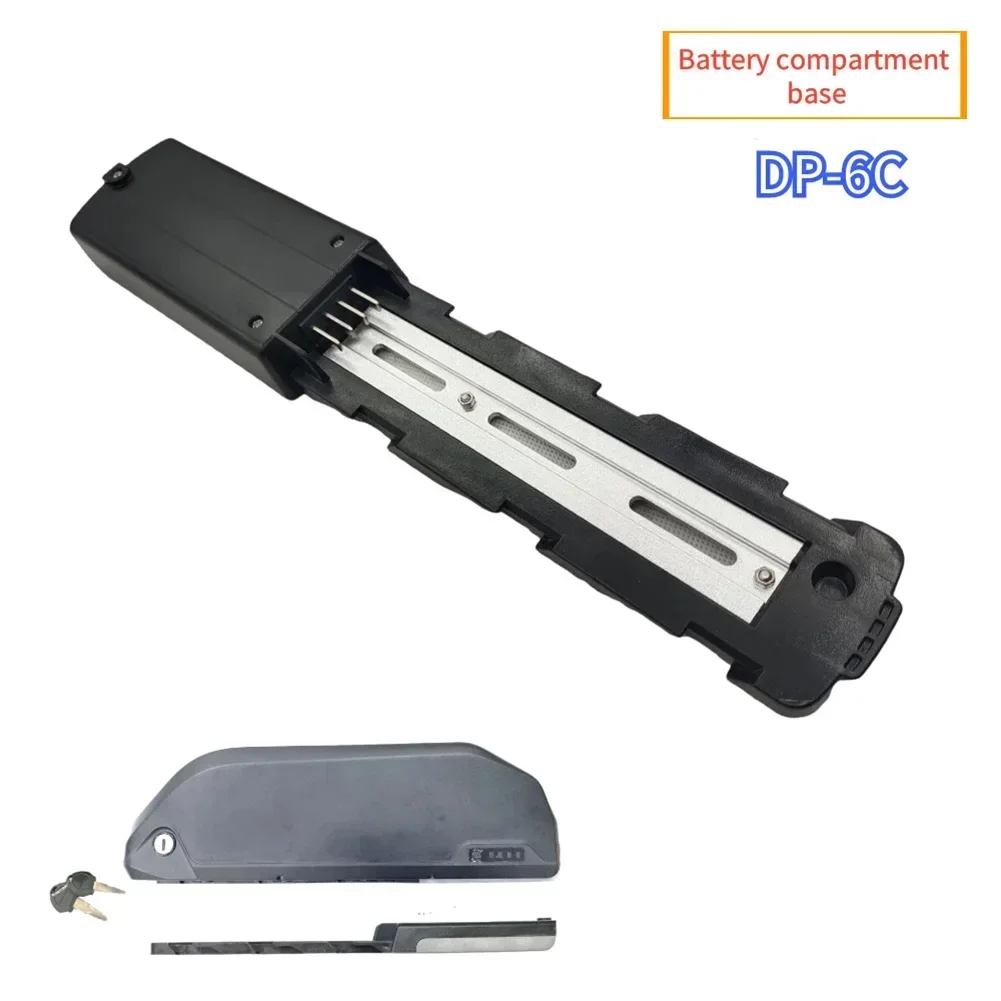 High Quality Functional Ebike Battery Mount Mount Plate Bottom Base For DP-9C DP-6C 4pin Black Electric Bicycle