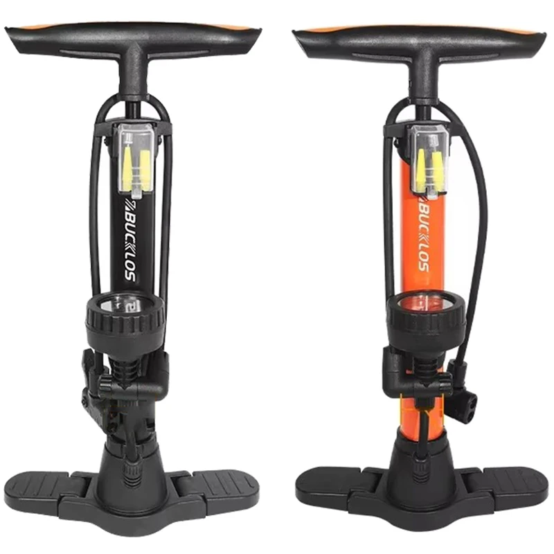 【セール中】BUCKLOS 160PSI バイクポンプ シュレーダー/仏式 自転車タイヤバルブポンプ インフレーター 高圧ゲージ タイヤインフレーター バイク用