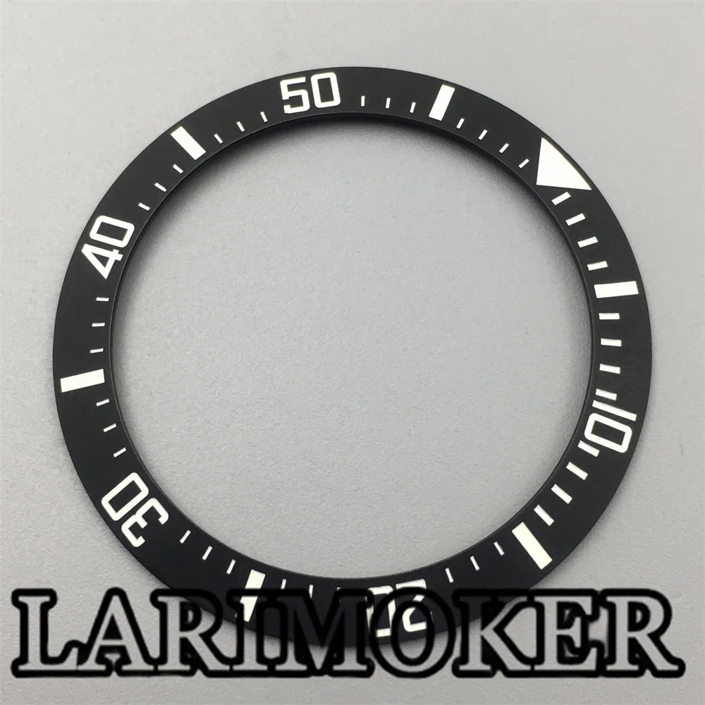 LARIMOKER 40mm*32mm Ceramics Diameter Watch Bezel Green Black Blue Insert Watches Accessories Parts