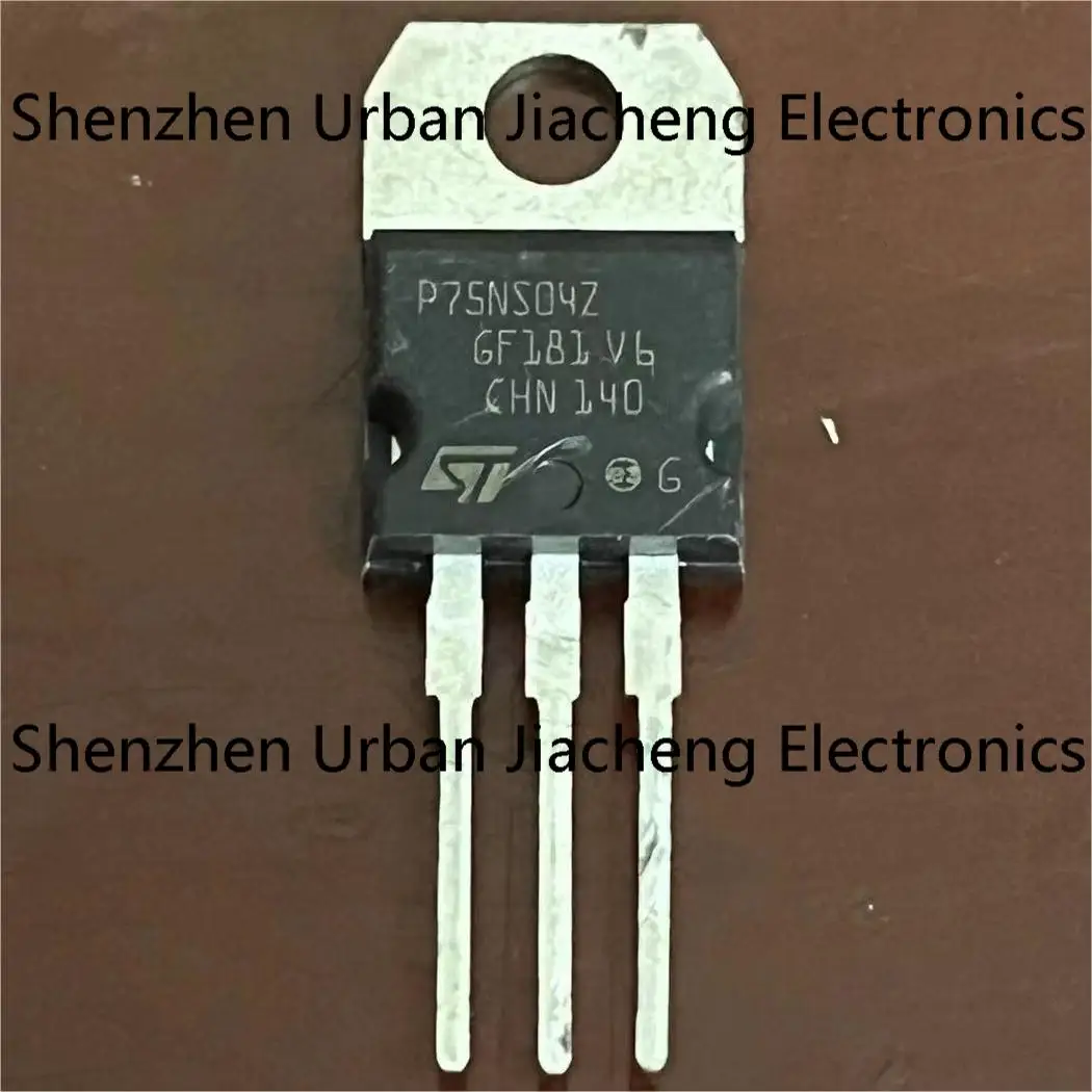 10pcs/lot STP75NS04Z P75NS04Z P75NS04 TO-220 75A 40V In Stock Brand new original in stock with free shipping