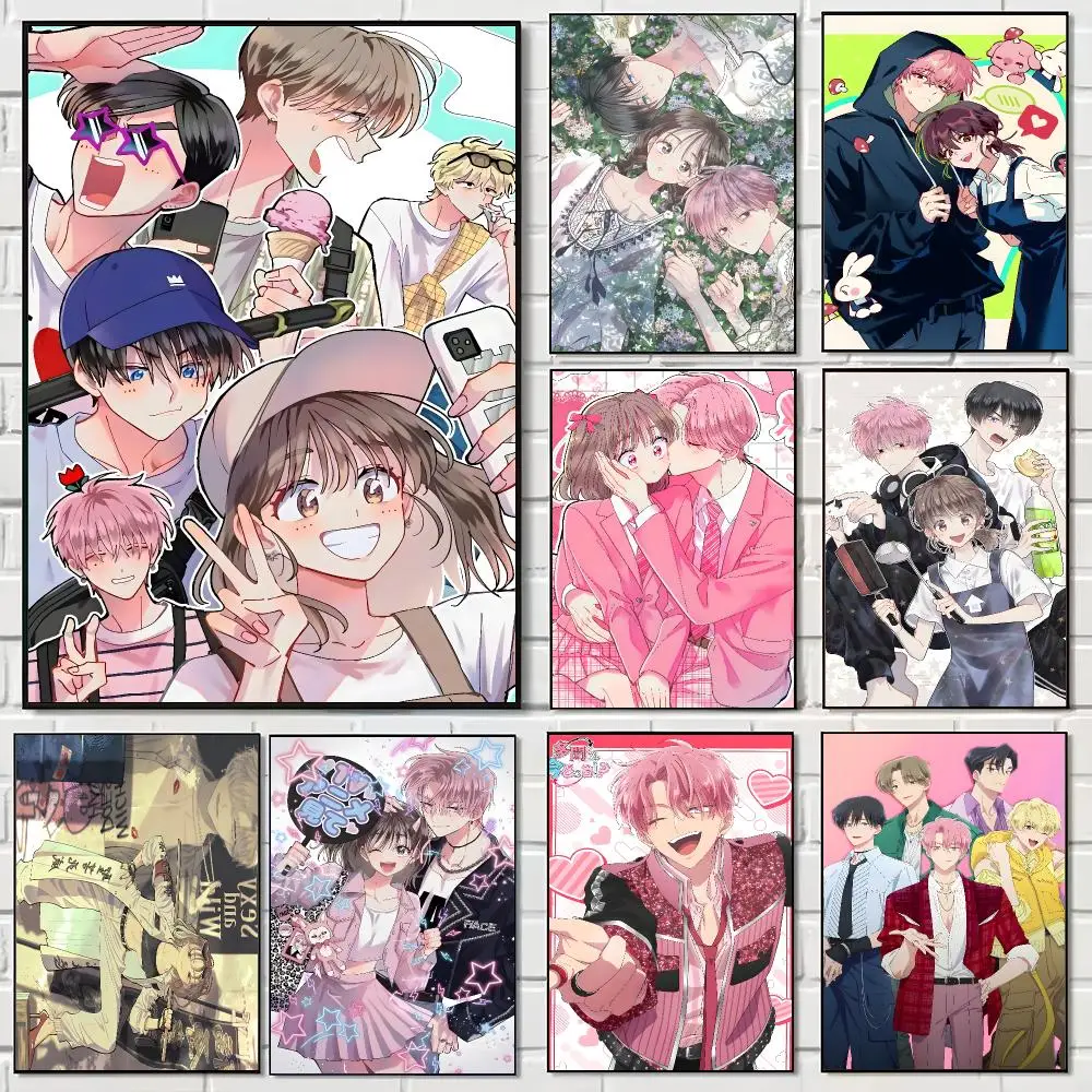 Japanese Anime T-Tamon s B Side Poster Pegatina artistica HD autoadhesiva impermeable para salon dormitorio