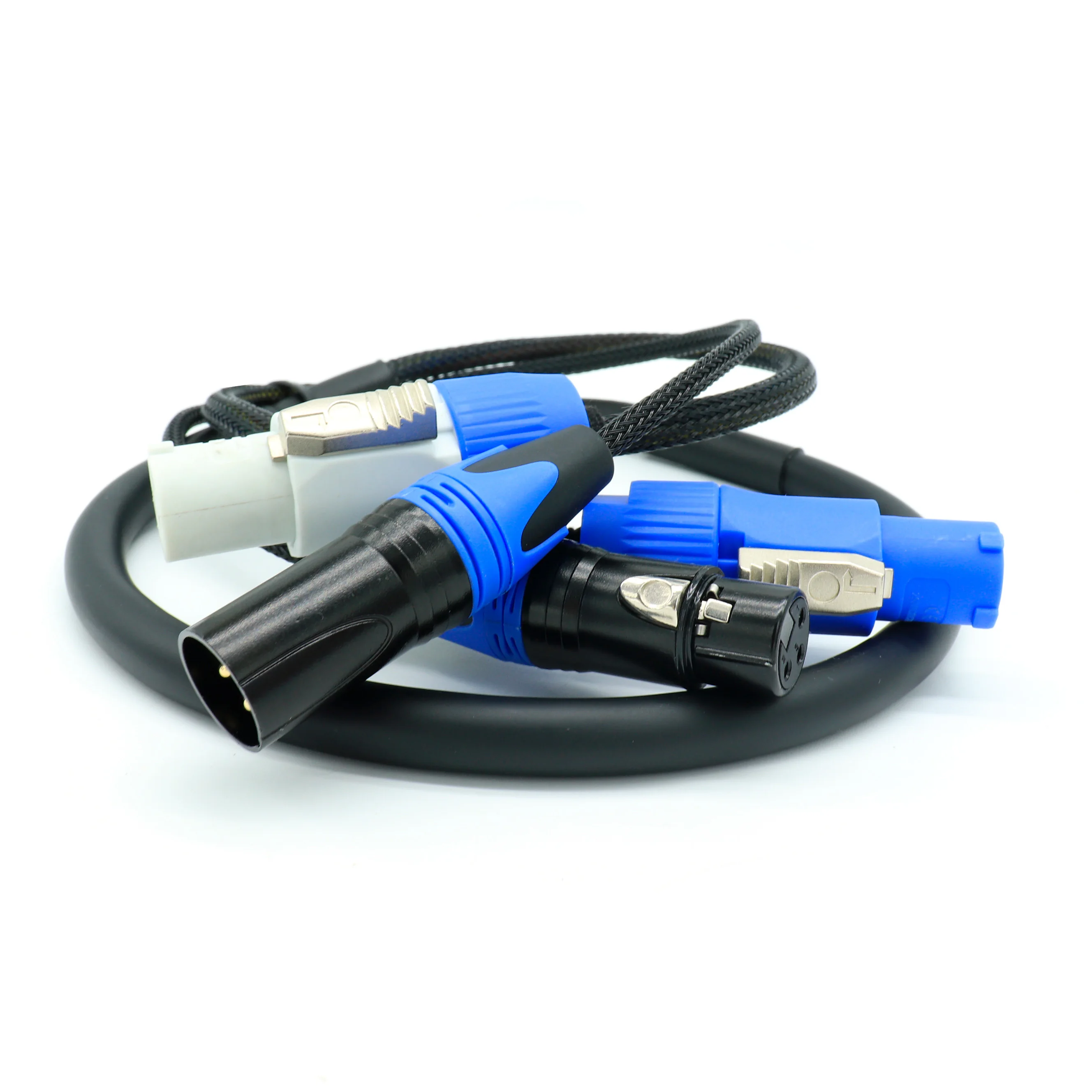 PowerCon plus 3 Pin DMX Combi Combo Hybrid Cable