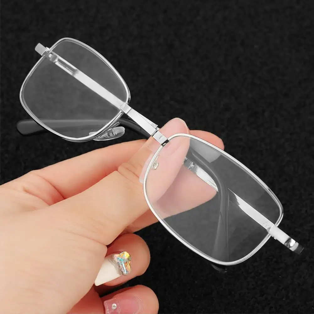 +1/ +1.5/ +2 /+2.5/ +3 Hot Metal Unisex Reading Glass Foldable Folded Hanging