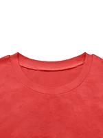 2026 Summer New Women's Solid Color Short Sleeve and Shorts Two-piece Set, Casual and Simple, Suitable for Commuting - Image 3