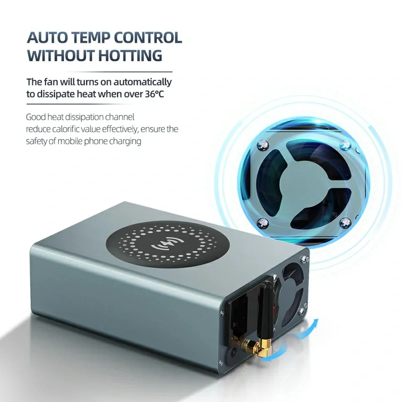 Aixun DP20 High Power Switched-mode Power Supply 2.4 Inch IPS HD Display Wired/Wireles Charging Desktop Smart Fast Charging tool