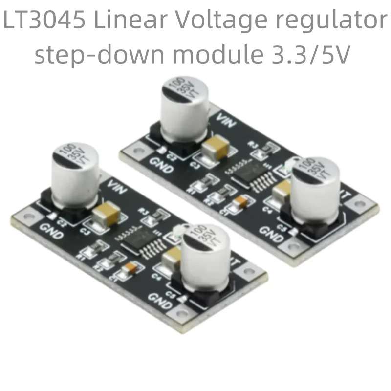 LT3045 Linear Voltage Regulator Step-down Module 3.3/5V Single power supply Low noise linear RF power module in stock