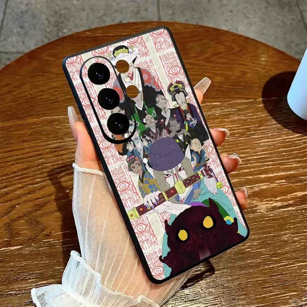 Mononoke Movie Hebigami Phone Case For Samsung Galaxy S26 S25 S24 S23 S22 S21 Plus Ultra Fold A Soft Black