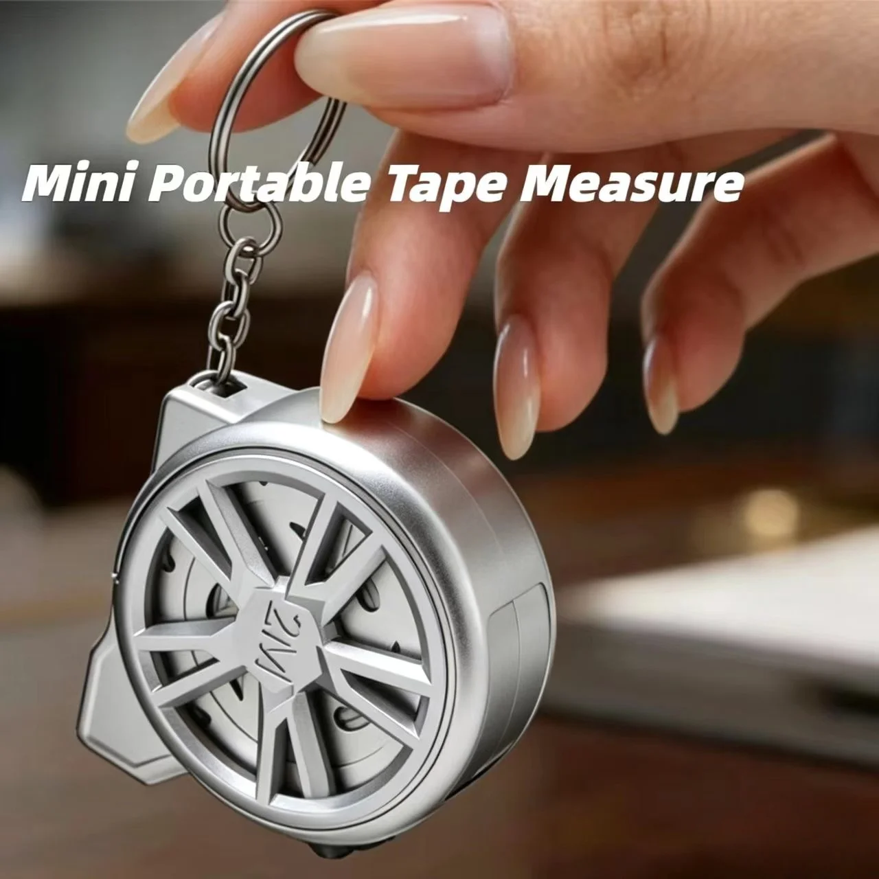 2M Tape Measure Stainless Steel Portable Anti-corrosion Retractable Metric Ruler Durable Design Woodworking MeasuringTool