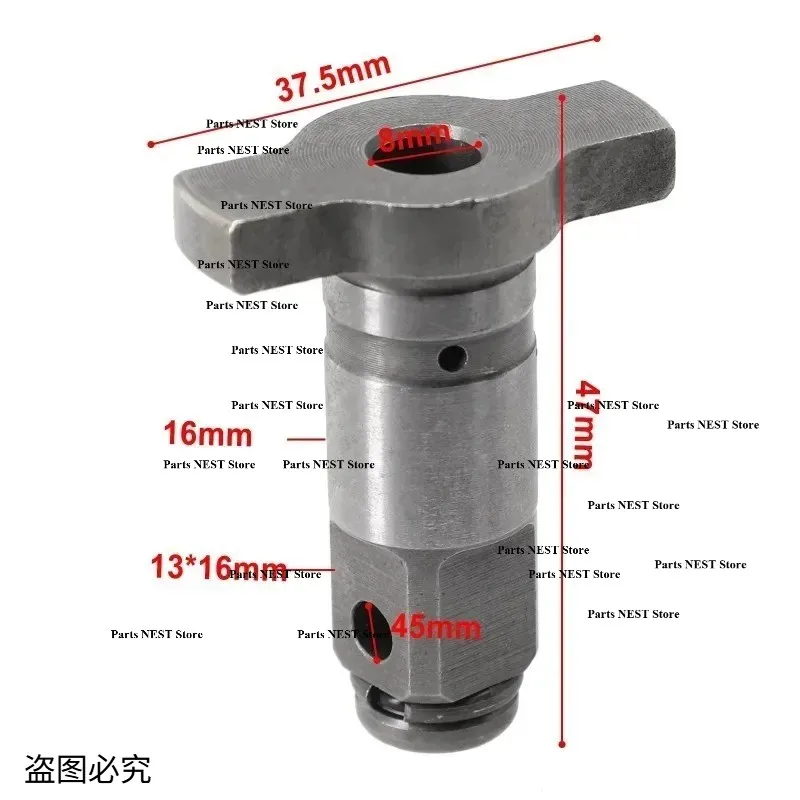Spindle Anvil Replacement Household w/ 16 22 10 mm Sleeve WU268 278 279 Electric Wrench Parts Kit For Worx Parkside Screwdriver