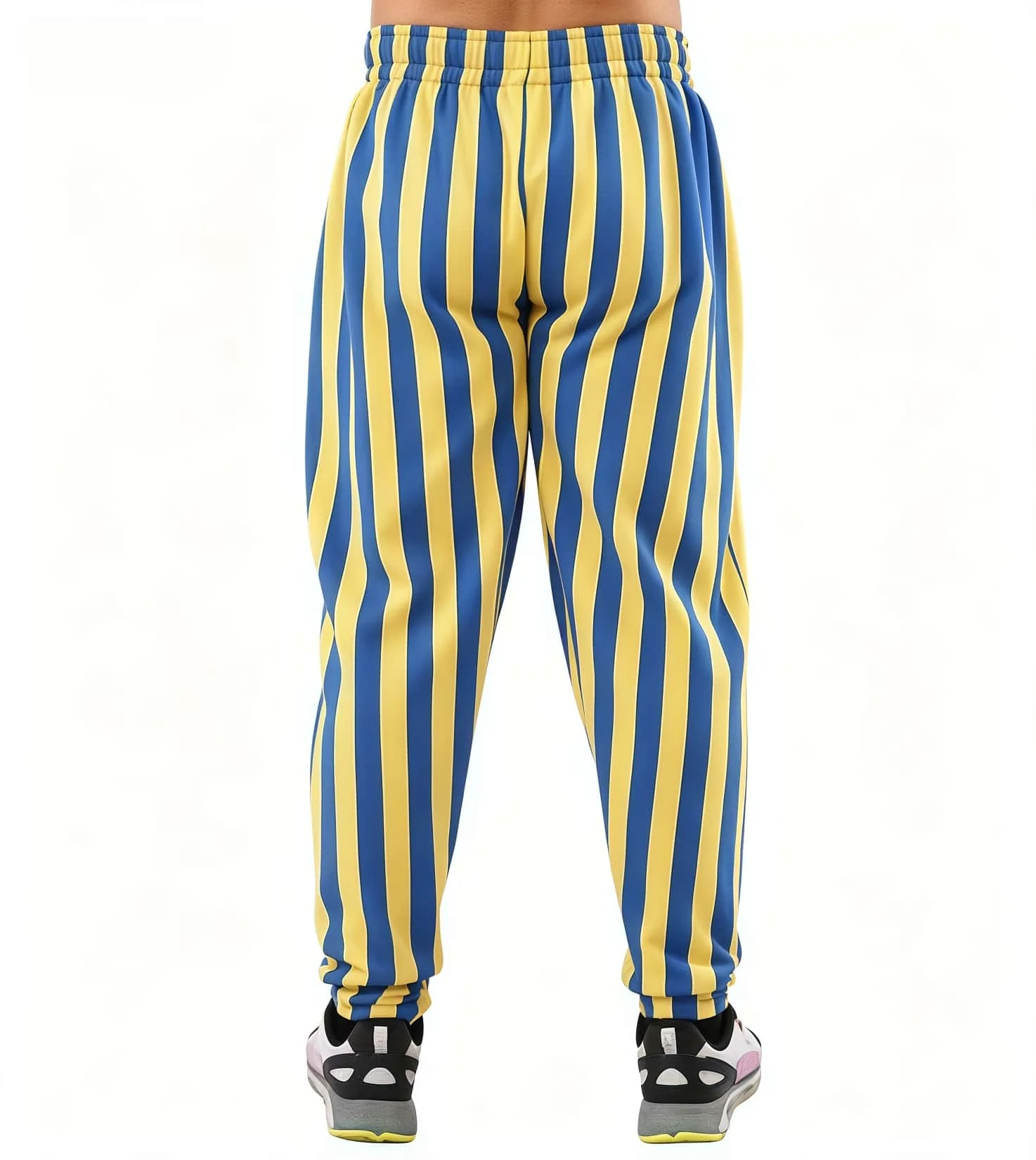 Men's Vertical Striped Jogging Pants  Plus Size  Loose and Comfortable Sports Pants  Trendy Street Fitness and Casual Pants
