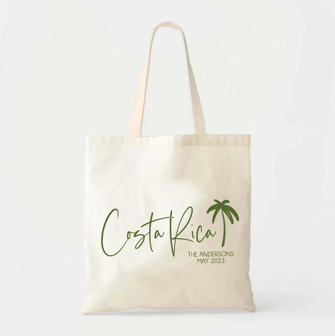 Costa Rica Welcome Tote - Destination Wedding Welcome Bag - Custom Wedding Tote - Bridesmaids Gifts - Family Vacation - Beach To