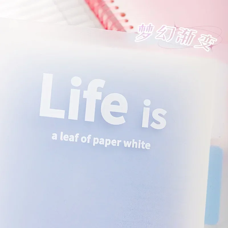 Gradient Loose-leaf Book B5 Notebook Ins Simple A5 Detachable Replacement Core High-value Handbook Examination Book