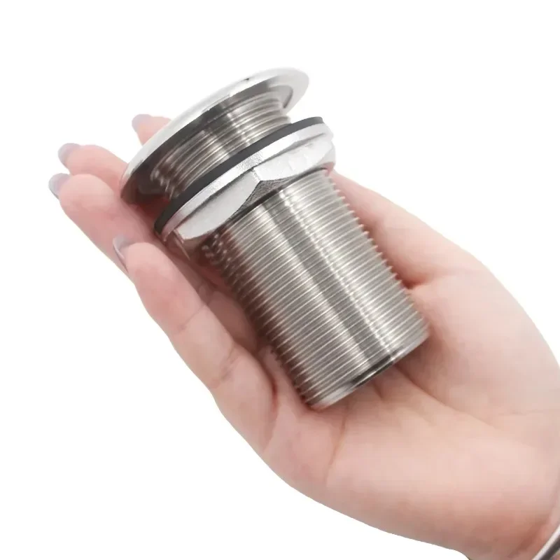 3/8’-3' Thru-hull Outlet Full Wire Spout 316 Intake Strainer Yacht Marine Hardware Water Drain,Hardware Fitting Accessories - Image 6