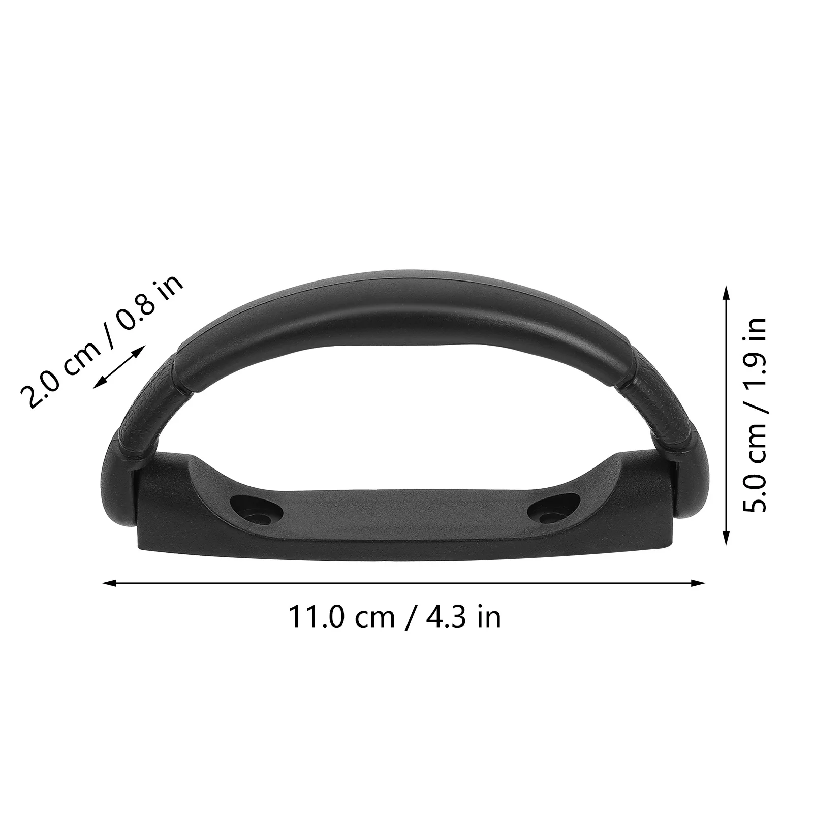 6 قطعة مقابض مكبر الصوت الأسود لخزائن مضخم الصوت الداخلية الخارجية مقبض متين ملحقات مقبض مضخم الصوت الخارجي #6