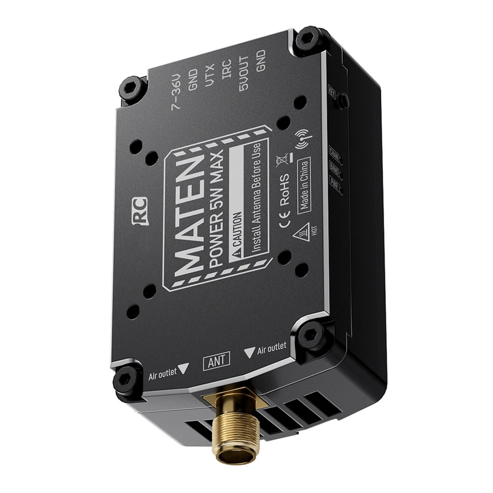 

НОВЫЙ для GEPRC MATEN 5,8G 5W VTX PRO 80CH 5000mW IRC Tramp OSD передатчик для DIY RC FPV Quadcopter Freestyle Drone Parts