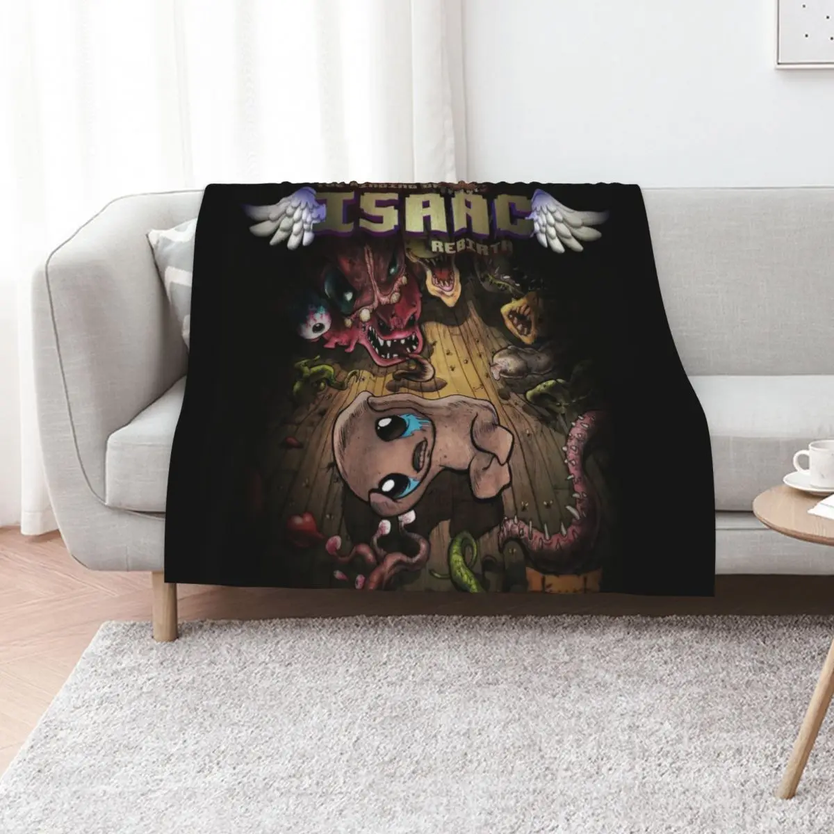 

Binding of Isaac game cover Throw Blanket Sofa Quilt Sofa Luxury For Decorative Sofa Blankets