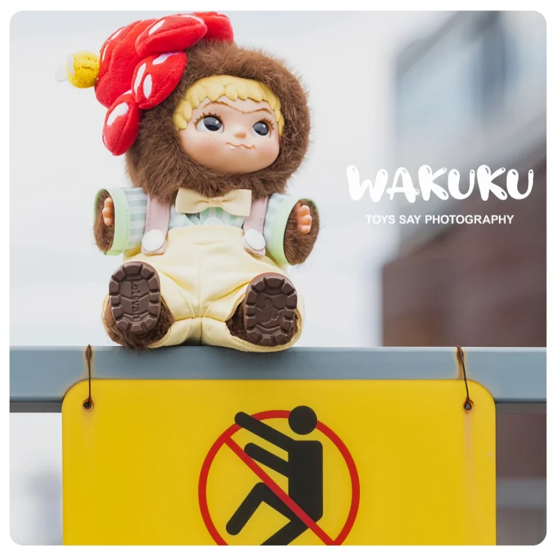 Spot Wakuku Global Limited Edition Plush Blind Box Doll Flower Gentleman Hangcard And Us Limited Edition Dinosaur Hangcard Trend