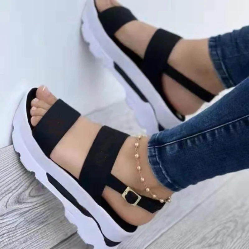 Zomer Sandalen Vrouwen Schoenen Strandschoenen Voor Vrouwen Open Teen Sandalen Vrouw Sleehak Schoenen Vrouw Plus Size Schoeisel Vrouwen Sandaal Vrouw