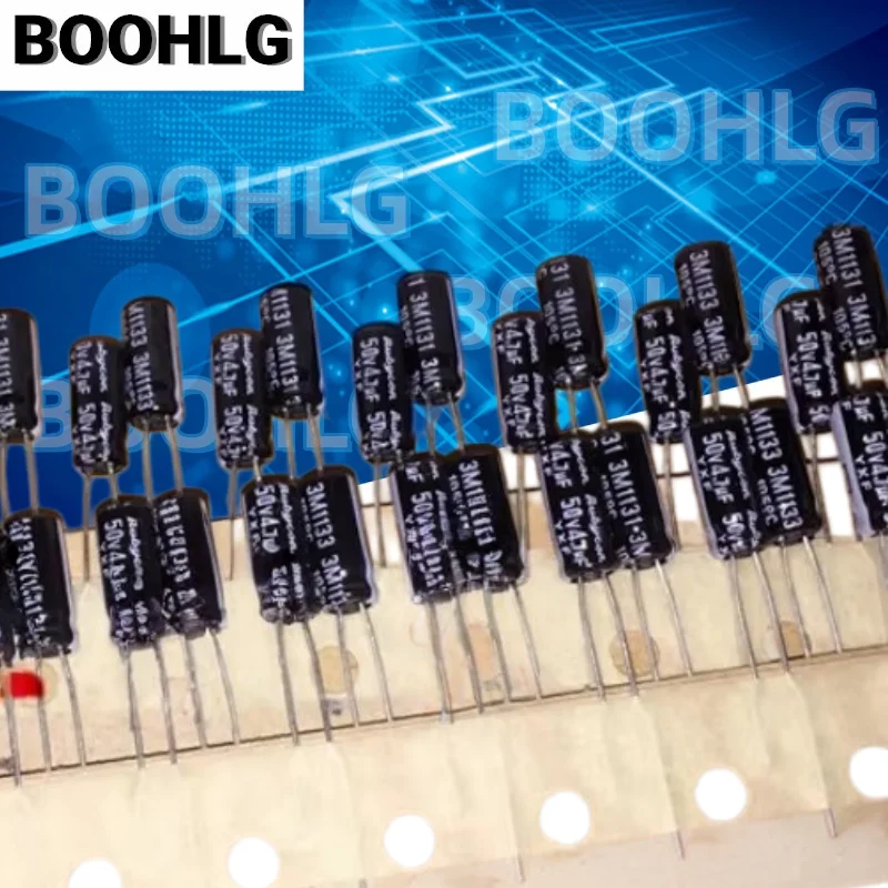 50PCS 4.7UF 50V electrolytic capacitor 50V 4.7UF 5X11