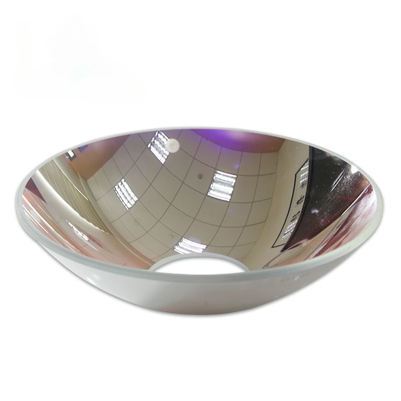 custom professional high quality parabolic searchlight reflector P400 glass reflector for searchlight