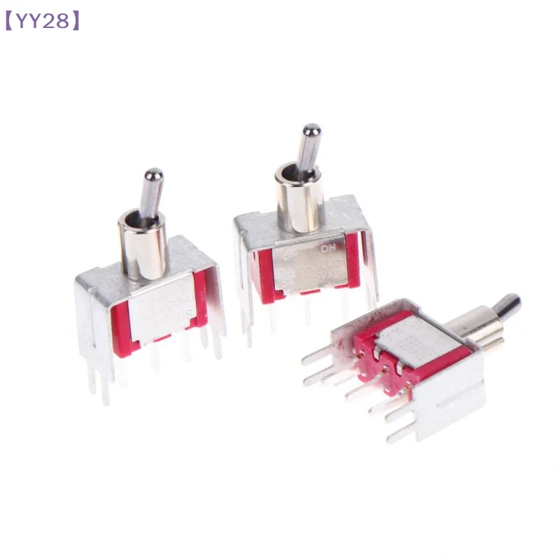 【YY28】【xxx】1/3Pcs T8013-TNCQ-S20 Toggle Switch T80-T Series Vertical Right Angle 3Pin ON-ON 2 Position Button With Bracket{Y}