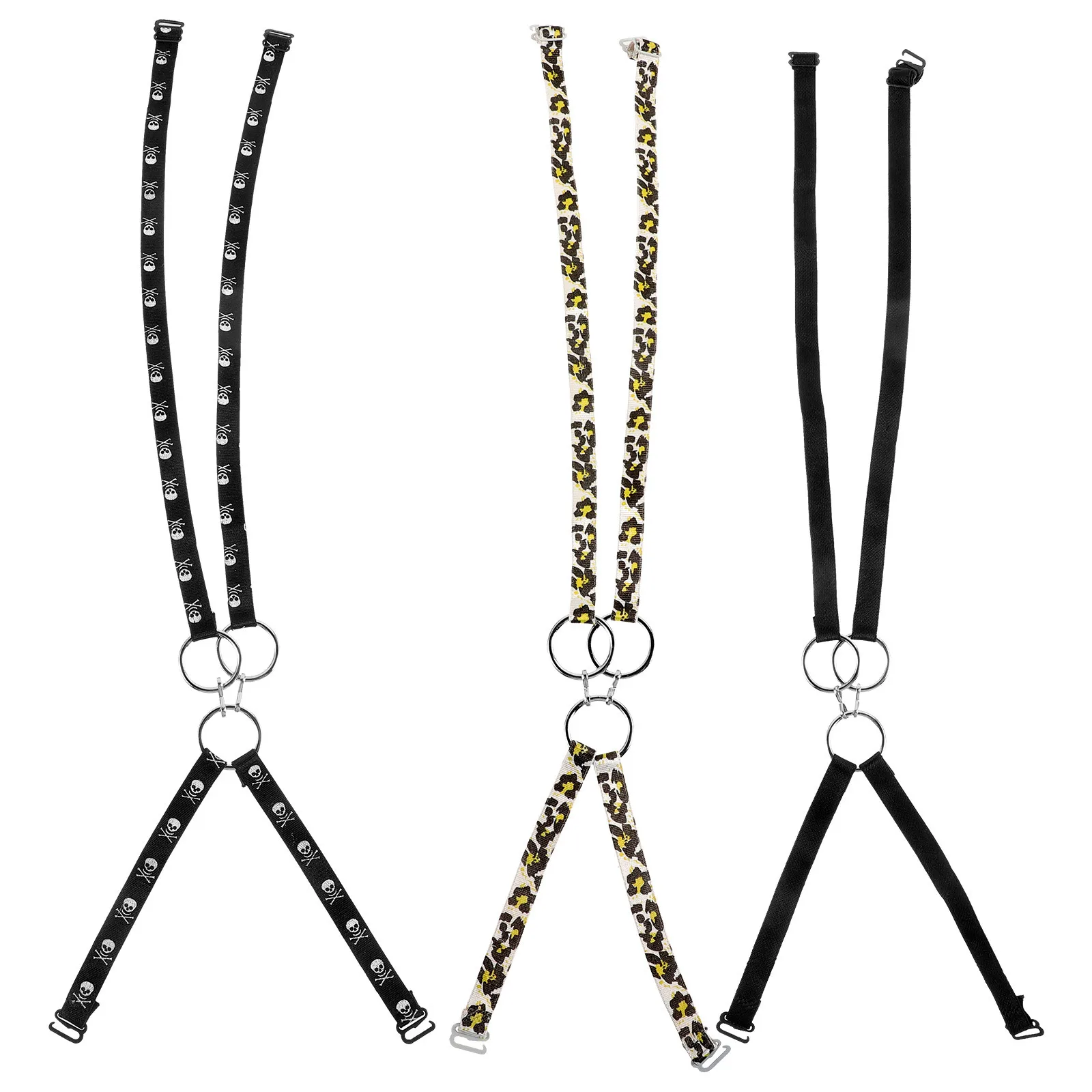 3 個の弾性調節可能なブラストラップ滑り止め交換ストラップ女性の服や下着アクセサリー用ブラストラップ